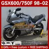 スズキカタナGSXFのフェアリング600 750 CC 600CC GSXF600 GSXF-750 169NO.80 GSX750F GSX600F 750CC 1998 1999 2000 2001 2002 GSXF750 GSXF-600 98 99 00