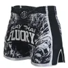 Fluory Muay Thai Shorts Free Combat Mixed Martial Arts Boxing Training Match Pants Boxingboxing Trunks Pants Muay Thai Fluory