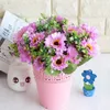 Decorative Flowers & Wreaths 6 Heads Artificial Silk Daisy Fake DIY Bouquet Garland Home Office Decor Wedding Party Decoration Marriage Acce