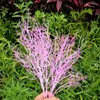 Decorative Flowers 5pcs Artificial Juncus Effusus Branch For Plant Wall Background Wedding Party Home Al Office Bar