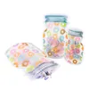Gift Wrap 3pcs Donut Party Treat Bag Favors Candy Bags Sweet Plastic Goodies Theme For Birthday Supplies