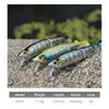 Baits Lures KINGDOM Fishing Multi Jointed 120mm Floating Surface Hard Minnow Swimbait Trout Wobblers Soft T tail Lure 230505