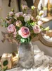 Vasen Lerche Designer Floral Künstlicher Blumenstrauß Set Elegantes Temperament Ornament Dekoration Geschenk