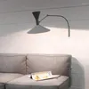 Lampa ścienna Nordic Nowoczesne lampy LED z wtyczką długie ramię regulowane dekoracje domu sypialnia sypialnia nocna dekoracja pomieszczenia