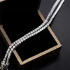 Collier Hip Hop en argent Sterling 100%, 3mm ~ 5mm, bijoux de haute qualité, diamant Moissanite, chaîne de Tennis, vente en gros