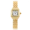 Relógios de pulso de alta qualidade mulheres relógios de aço inoxidável relógio de quartzo moda casual quadrado escala romana relógio de pulso relógios relogio feminino