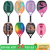 Tennis Rackets High Quality 3K Carbon and Glass Fiber Beach Tennis Racket Soft Face Tennis Racquet with Protective Cover Ball 230505