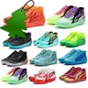 Sandali Lamelo Ball MB 02 Scarpe da pallacanestro da uomo MB.02 2 Honeycomb Phoenix Phenom Flare Lunar New Year Jade Blue 2023 Uomo Scarpe da ginnastica S