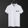 Męskie polo Pra Projektant T Shirt Dres Koszulka polo Projektant Polo Koszulka damska Polo tech Dres Czarny biały Polo v neck t shirt blanc moda Mężczyzna koszula oversize