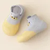 First Walkers baby jongens meisjes sokken schoenen peuter vloer cartoon varken patchwork kleur gaas ademende outswear