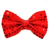 Bow Ties 5 PCS Red Tie Women Dog Clothes Sequins Black Men 12x7 Cm Wedding Blue Bowtie Miss