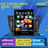 Pour Toyota Mark II 9X100 2000-2007 Voiture dvd Radio Multimédia Lecteur Vidéo Navigation Stéréo GPS Android 11 Système 2din 2 Din Dvd