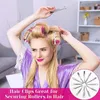 Ролики для волос 24pcs Hair Rollers с штифтами для волос волшебные бичлеры не устанавливают тепло в керлинге для парикмахерской для парикмахерской инструмента