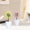 Decoratieve bloemen kunstmatige planten bonsai geen water gemakkelijk te onderhouden simulatie gepot groene planten bureaublad ornament Home Decor