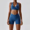 Yoga Outfits Yoga Set Damen Gym Set Damen Fitness Sportbekleidung Sport Set Trainingskleidung für Damen Sport BH Yogahose Crop Top Trainingsanzug 230505