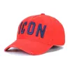 Embroidered Hat Mens Ds2 ICON Designer 2023 Sale Casquette Luxury Adjustable 15 Colors Hats Back Letter Breathable Mesh Ball Cap icon hat black baseball cap caps 2024