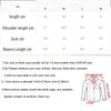 Vestes pour hommes automne et hiver 2023 veste motif d'impression multicolore denim