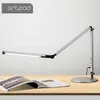 Bordslampor Artpad 8W Manicure Desk Lamp White Black Silver Body Three Color Temperatur Remote Control Justerbar för armatur