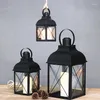 Candle Holders Halloween Nordic Vintage Holder Designer Wedding Christmas Lantern Pillar Centro De Mesa Home Accessories ZP50ZT