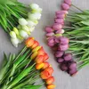 Decorative Flowers Artificial Tulips Fake Home Decor Accessories For Wedding Party Living Room Outdoor Garden Dried