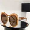 Designer-Sonnenbrillen für Männer und Frauen Sommer BPS 129 Stil Anti-Ultraviolett-Retro-Platten-Oval-Vollrahmen-Brille Random Box