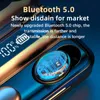 طراز خاص F9-5C سماعة Bluetooth اللاسلكية الأذنين 5.1 ميني سبورت باند مقاومة للماء 5.1