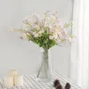 Decorative Flowers 10Pcs/lot Korean Bride Holding Bouquet Simulation Chamomile Fake Flower Living Room Home Decoration Artificial Daisy