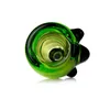 Latest Smoking Colorful Glass Replaceable 14MM 18MM Male Joint Dry Herb Tobacco Filter Anti Slip Bowl Oil Rigs Hookah Waterpipe Bong DownStem Cigarette Holder DHL