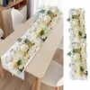 Guirnaldas de flores decorativas Peonía artificial Rosa Hortensia Fila Fondo de boda Flor falsa Decoración de la pared Combinación de bricolaje Arreglo de arco de boda 230505