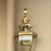 Wandlampe Badezimmer Antik Kupfer Wasserdichte Außenlampen Led E27 Birne Vintage Bronze Wandleuchte Gang Terrasse Schlafzimmer Lichter