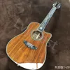 41-calowy 41-calowy D45 Forma 12-strunowa KOA drewniana szklana palcem prawdziwą abalone inkrustowaną akustyczną gitarą drewnianą