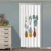 Curtain Summer Air Conditioning Fitting Room Hanging Curtains Bathroom Kitchen Partition Printed Drapes Door Free Punch