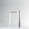 Badkamer wastafel kranen Noordse eenvoudige keukenkraan waterval accessoires enkel gat water tap messing mixer koude ijdelheid