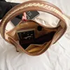 Bolsas de noite Mulheres Bolsa de axil feminina grande axila casual de tecido manual Boho