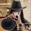 Breda Brim Hats Bucket Unisex Western Cowboy Big Trendy Outdoor Knight Color Windproof Jazz 230504