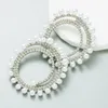 Kolczyki stadnorskie 2PCS Ins Ear Charm Earring Akcesoria dla kobiet i dziewcząt siostra Present Fashion Pearls