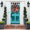 Decorative Flowers Hanging Festival Celebration Front Door Independence Day Wreath All Season Welcome Sign Patriotic Memorial Wreaths