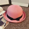 Wide Brim Hats Woman Summer Present Cap Japanese Little Fresh Dome Straw Hat Sunshade Sunscreen Beach For Travel Go Shopping C92