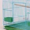 Nidi 2021 Vendite calde Parrocchetto Pappagallo Gabbia per uccelli Pet Wire Rettangolare Piccola Gabbia per piccoli uccelli e canarini Rekord Alimentatori attrezzati