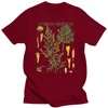 Męskie koszulki T-shirt Casual Man Tees Absint Botanical Garden Plant Druku
