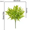 Dekorativa blommor 1st Artificial Simulation Petunia Simulated Plants Morning Glory Green Leaf Plastic Home Outdoor Decoration