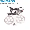 Grupki rowerowe Shimano MT200 Brake Br Br Mtb E Bike Hydraulic Disc Rower Electric Front Próba prawej tylnej części 230505