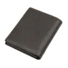 Wallets J.M.D Product Eerste laag Koeleer Korte Twee vouwen Wallet Classic Card Holder voor mannen