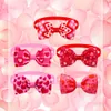 Accessoires 30 pièces saint valentin chien noeud papillon rose amour fournitures pour animaux de compagnie chien chat noeud papillon mignon petit chien cadeaux fournitures pour chiens pour petits chiens