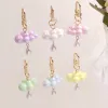 Acrylique Perle Petits Nuages Porte-clés Pendentif Mignon Multi Couleurs DIY Sac De Voiture Porte-clés Bijoux Cadeau Accessoires