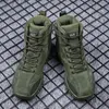 Chaussures de sécurité Bottes de Combat militaires tactiques hommes en cuir véritable armée américaine chasse Trekking Camping alpinisme chaussures de travail d'hiver Bot JKPUDUN 230505