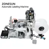 ZONESUN LT-60D Automatische platte etiketteringsmachine Semi Bottle Labeling Dispenser Bottle Label Applicator met datumcodeerder