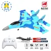 Vliegtuigen Modle Echte autorisatie J11 1 50 RC Fighter -vliegtuig 2.4G 2CH Remote Control Foam Aircraft met verlichting J 11 Vliegtuigspeelgoed voor jongens 230504