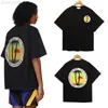 T-shirts pour hommes 23SS New Fasion Sunset Coconut Print Rhude T Shirt Hommes Femmes EU Taille 100% Coton Rhude Top Tees Mode Été Hommes Vêtements
