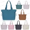 Torby Duffel lulu Tote Bag 18L Sport Sports Casual Rame Worka boczna torba kupująca duża wodoodporna torebka metal na torbie T230505